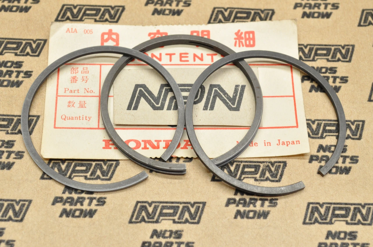 NOS Honda C200 CT200 Standard Size Piston Rings for 1 Piston= 3 Rings 13011-030-000