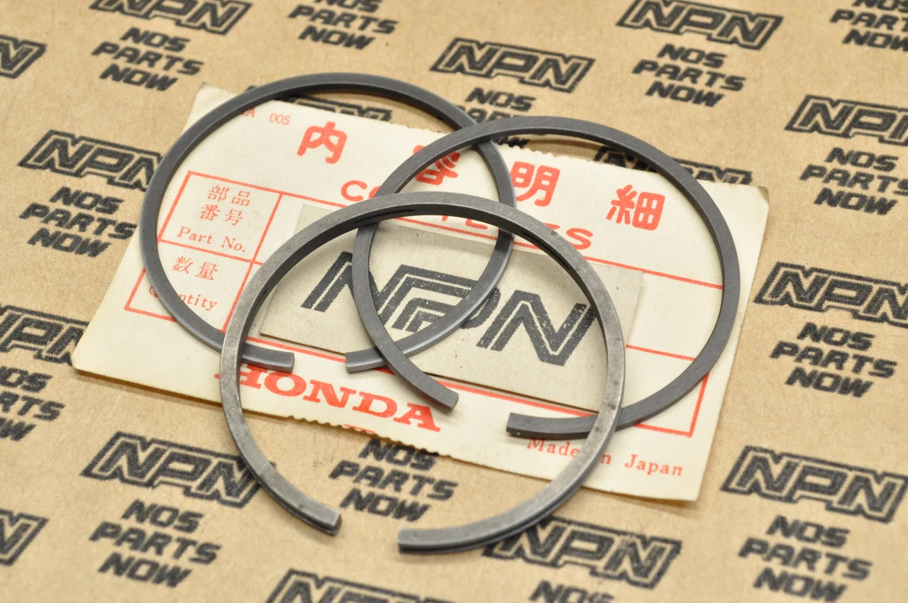 NOS Honda C200 CT200 Standard Size Piston Rings for 1 Piston= 3 Rings 13011-030-000