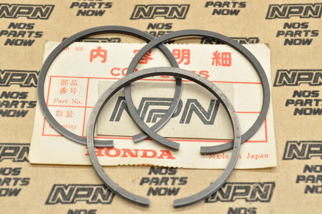 NOS Honda C200 CT200 Standard Size Piston Rings for 1 Piston= 3 Rings 13011-030-000