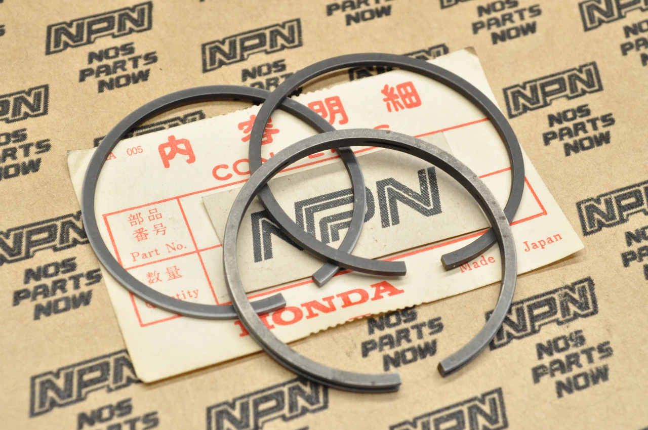NOS Honda C200 CT200 Standard Size Piston Rings for 1 Piston= 3 Rings 13011-030-000
