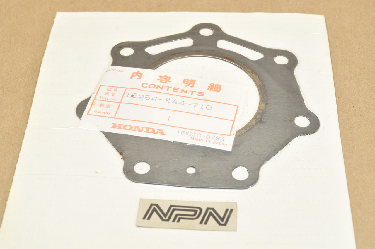 NOS Honda 1983 CR250 R Cylinder Head Gasket 12254-KA4-710