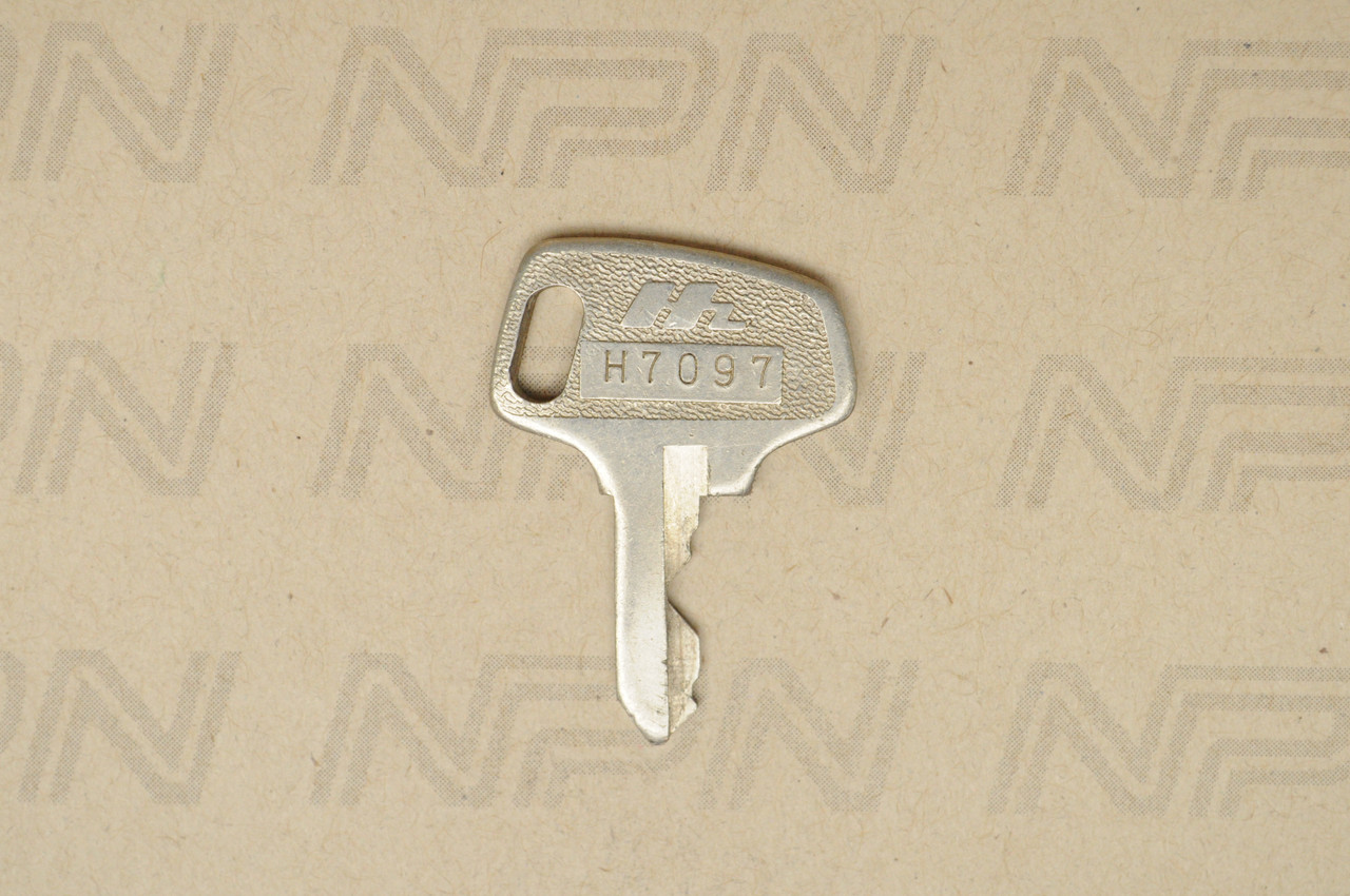 NOS Honda OEM Ignition Switch & Lock Key Single Groove H7097