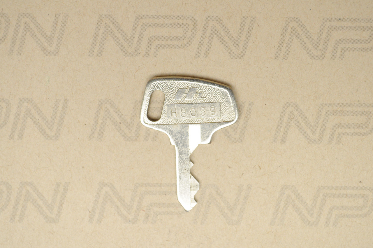 NOS Honda OEM Ignition Switch & Lock Key Single Groove H8099