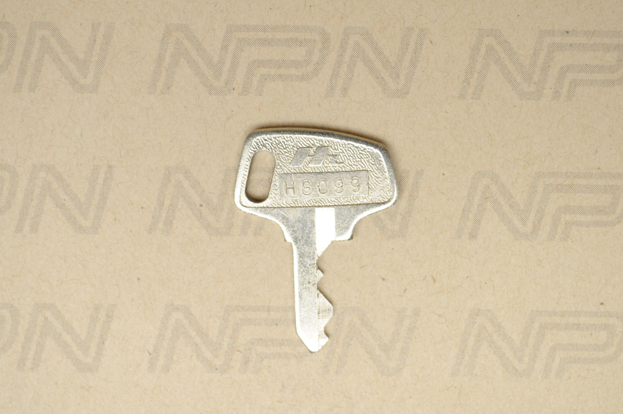NOS Honda OEM Ignition Switch & Lock Key Single Groove H8099