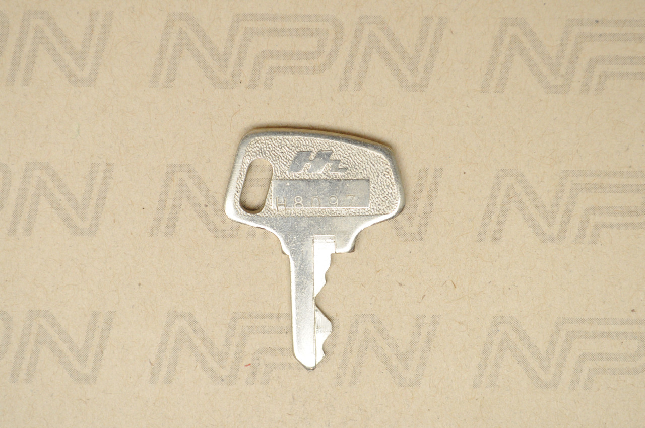 NOS Honda OEM Ignition Switch & Lock Key Single Groove H8097