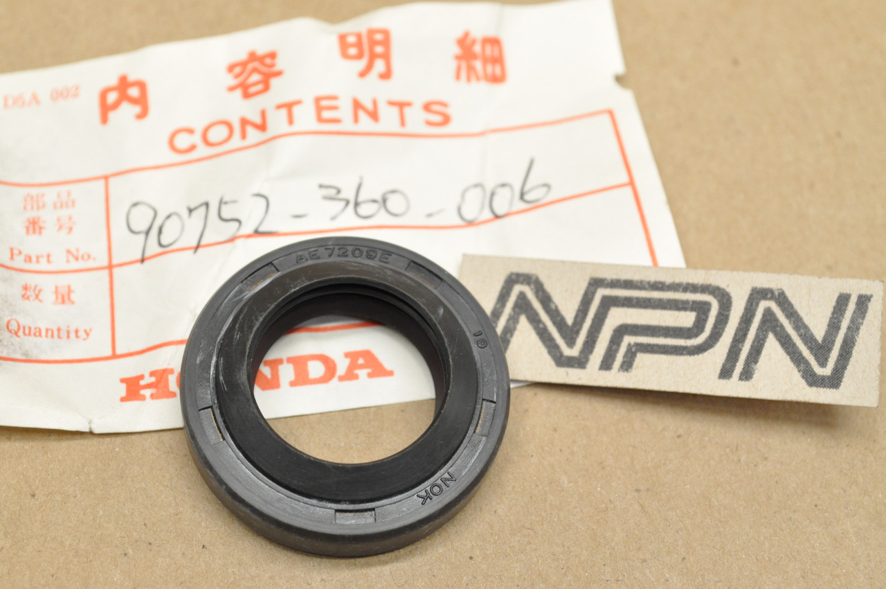 NOS Honda 1974-78 CR125 M 1975-77 MR175 Elsinore Wheel Oil Seal 90752-360-006