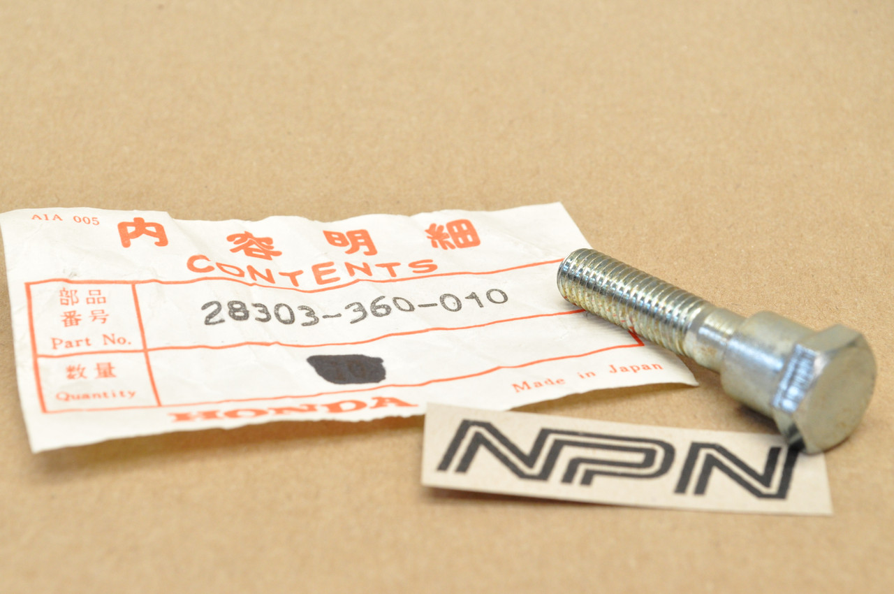 NOS Honda CR125 M MR175 MT125 Elsinore Kick Start Lever Mount Bolt 28303-360-010