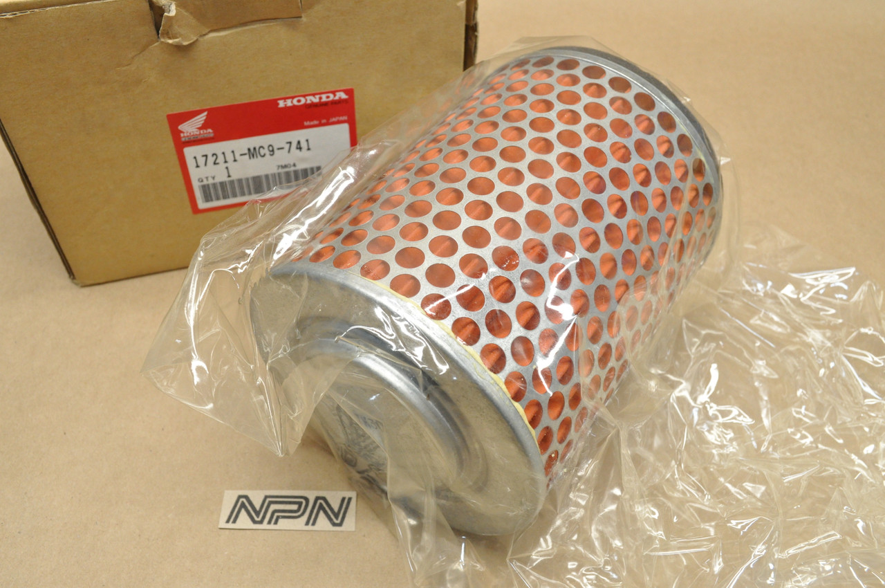 NOS Honda 1986 CB450 SC Nighthawk Air Filter Cleaner Element 17211-MC9-741