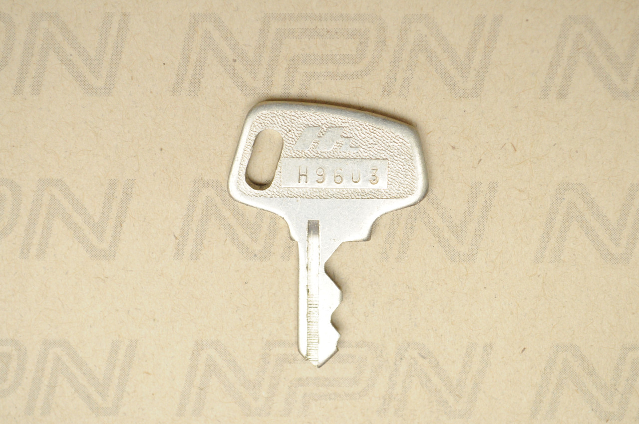 NOS Honda OEM Ignition Switch & Lock Key Single Groove H9603
