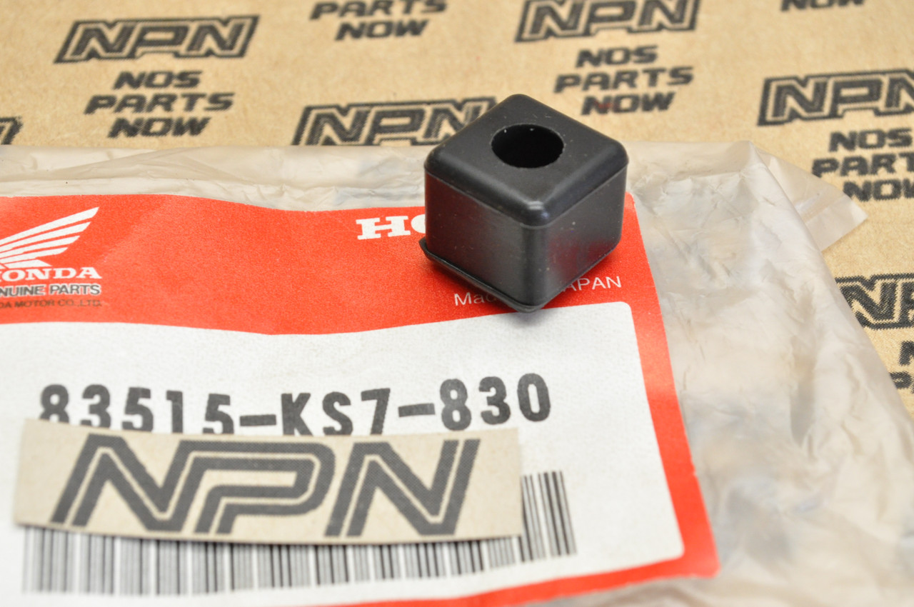 NOS Honda CR125 CR250 CR500 CR80 Side Cover Stop Rubber 83515-KS7-830