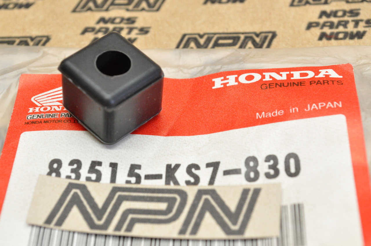 NOS Honda CR125 CR250 CR500 CR80 Side Cover Stop Rubber 83515-KS7-830