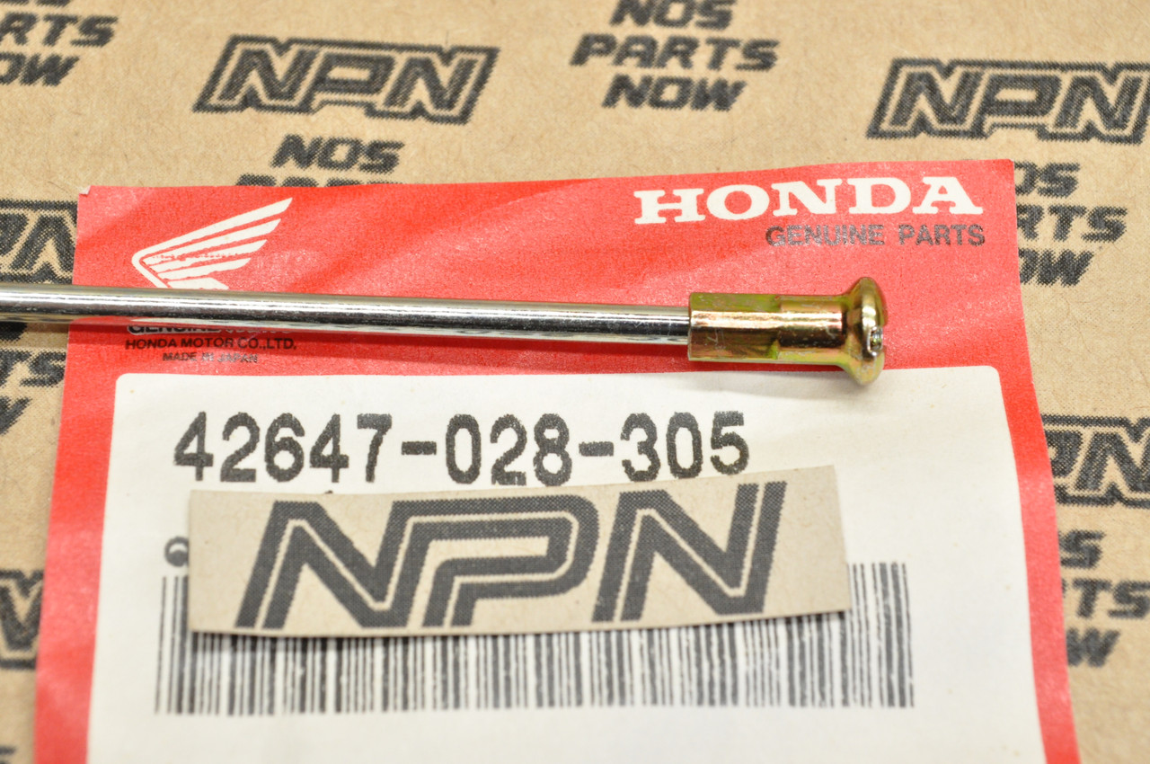 NOS Honda S90 Rear Wheel Spoke B & Nipple 42647-028-305