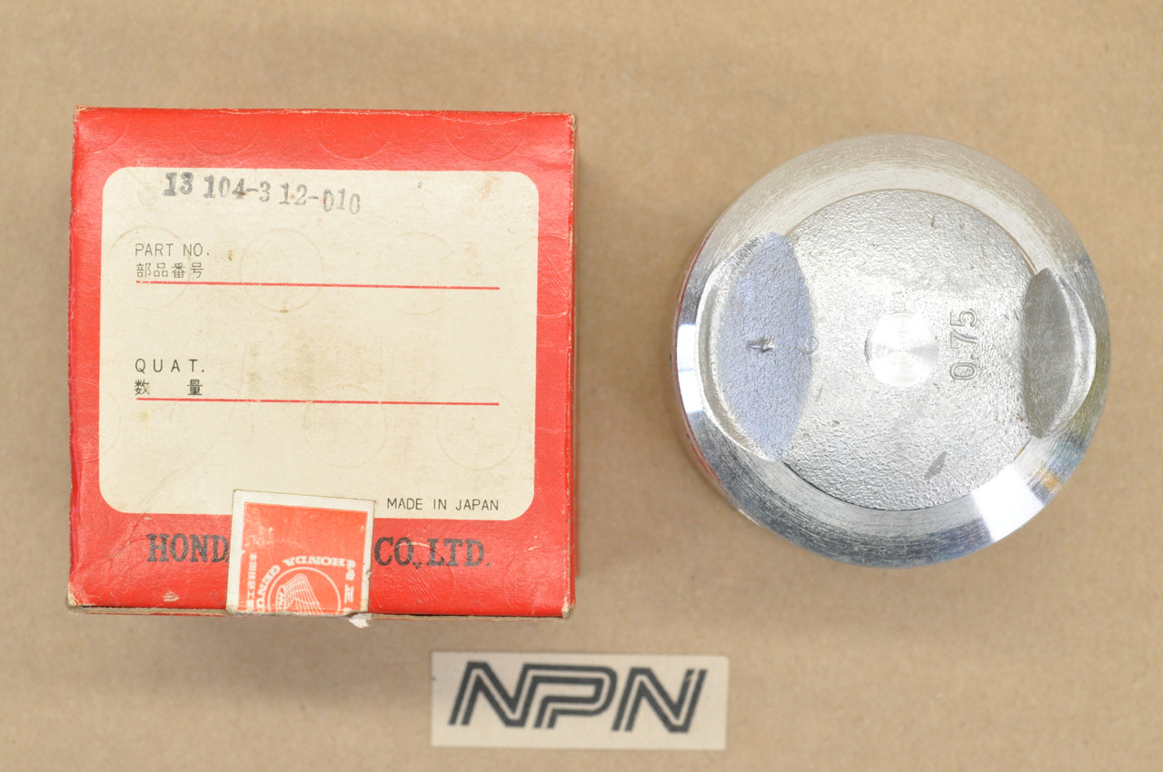 NOS Honda CB350 CB350G CL350 SL350 Piston .75 Oversize 13104-312-010