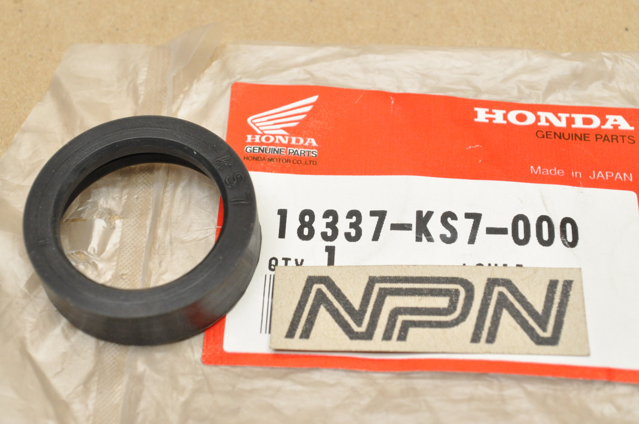 NOS Honda 1986 CR250 R Elsinore Exhaust Muffler Silencer Rubber Seal 18337-KS7-000