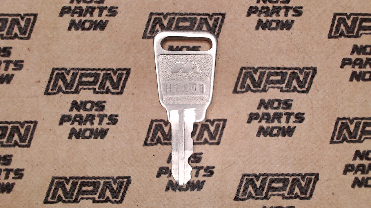 NOS Honda OEM Ignition Switch & Lock Key Double Groove H1201