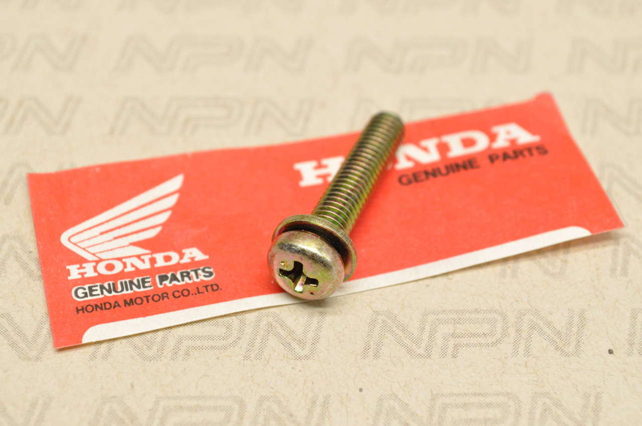 NOS Honda CB400 A CB400T CB450 T CM400 Screw w/ Washer 93891-05025-18