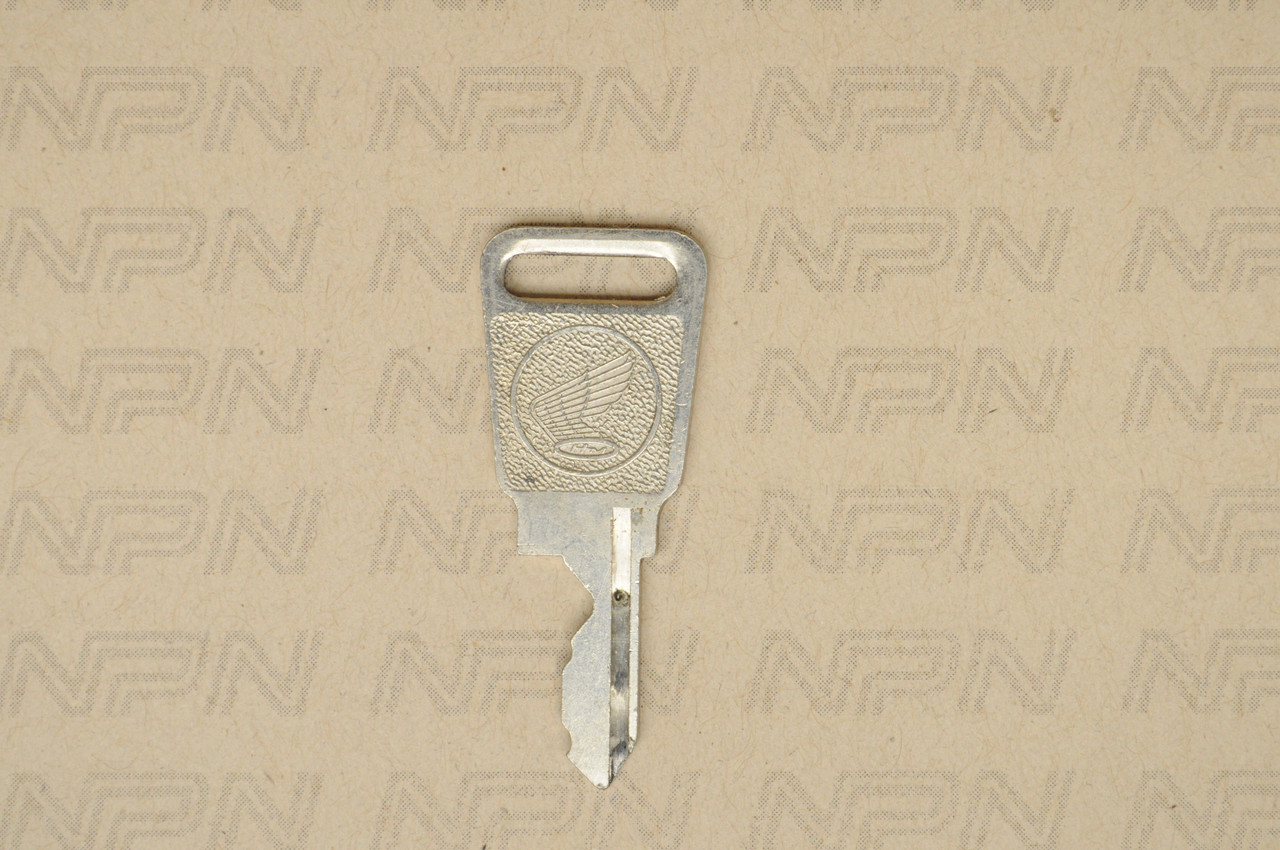 NOS Honda OEM Ignition Lock & Switch Key Double Groove H1013