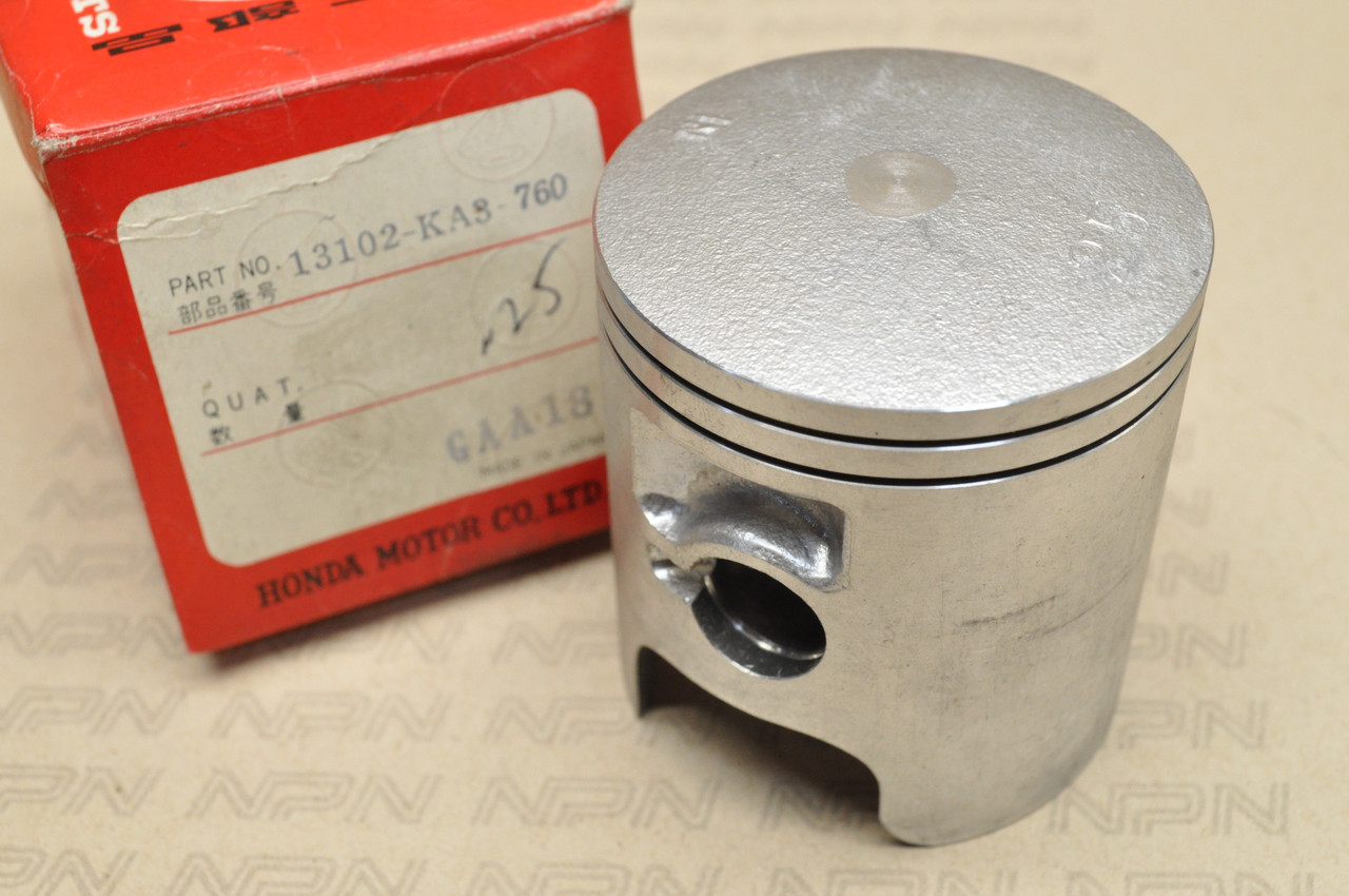 NOS Honda 1985 CR125 R Piston .25 Oversize 13102-KA3-760