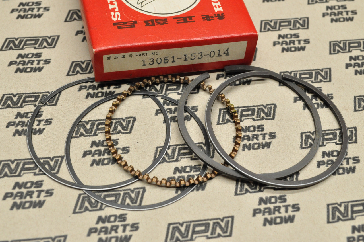 NOS Honda 1977-78 XL75 XR75 1.00 Oversize Piston Ring Set 13051-153-014