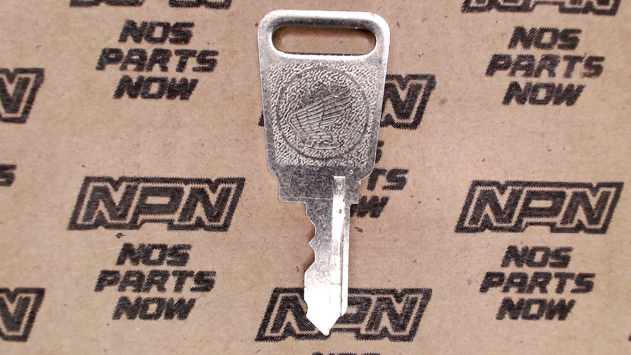 NOS Honda OEM Ignition Lock and Switch Key Single Groove H1022
