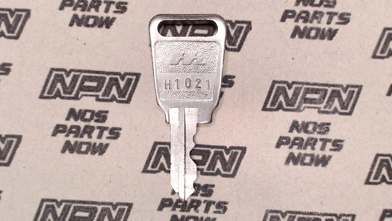 NOS Honda OEM Ignition Switch & Lock Key Double Groove H1021