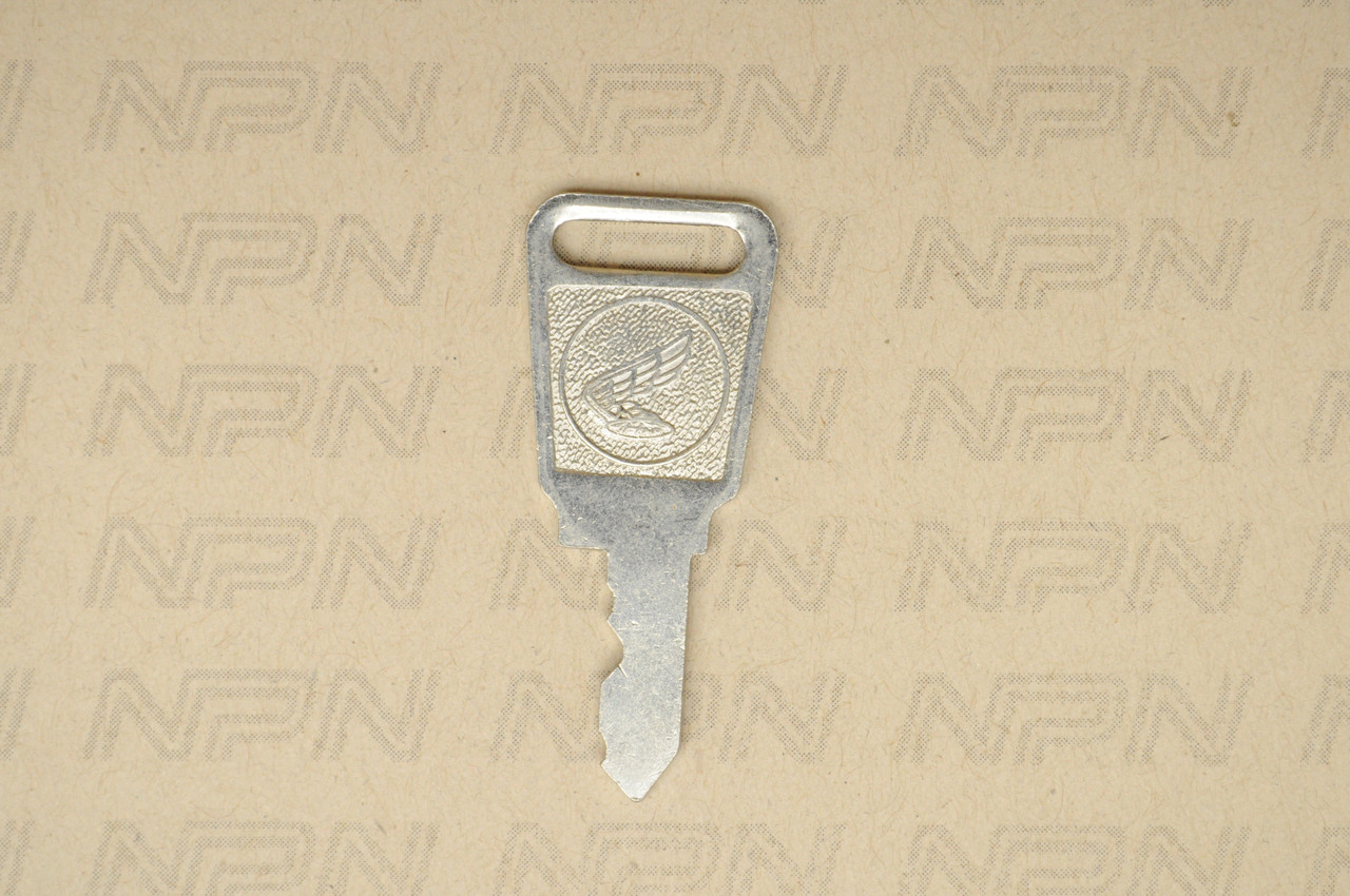 NOS Honda OEM Ignition Switch & Lock Key Double Groove H1021