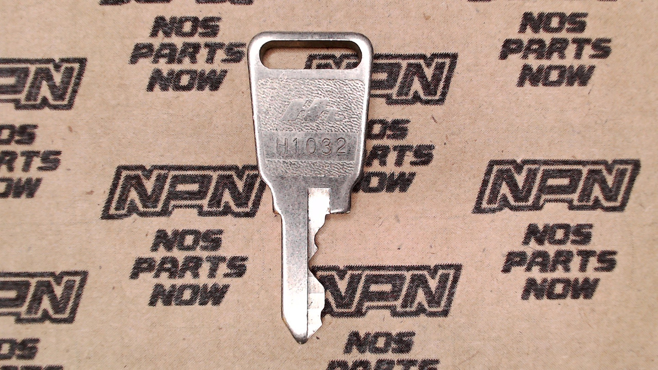 NOS Honda OEM Ignition Switch and Lock Key Single Groove H1032