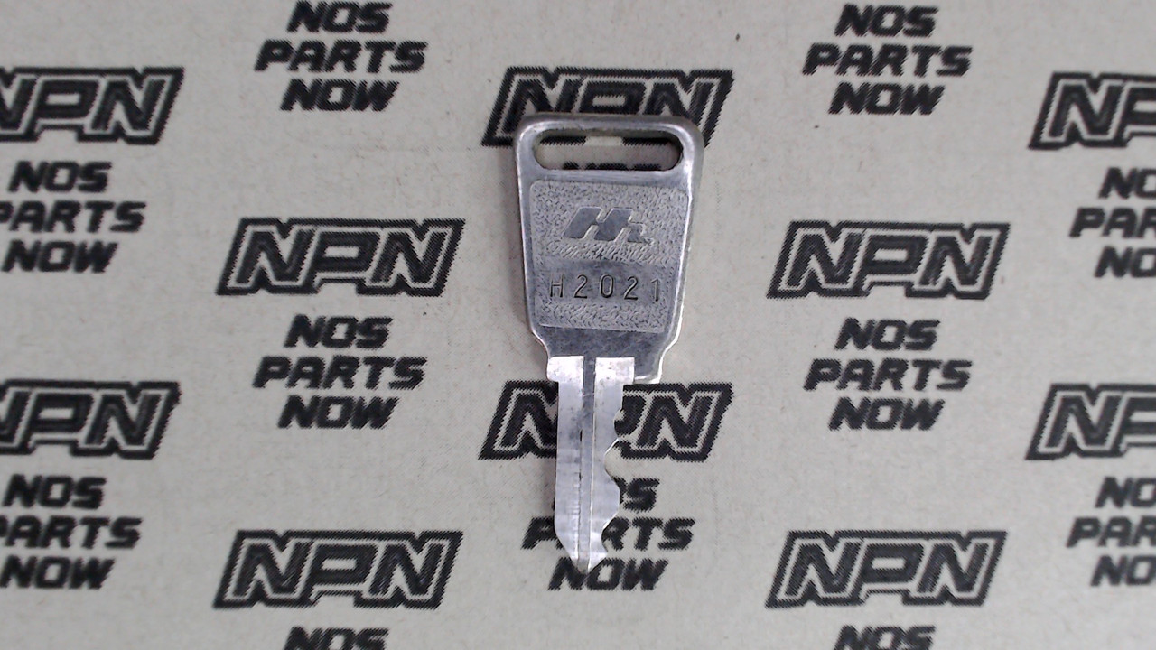 NOS Honda OEM Ignition Switch & Lock Key Double Groove H2021