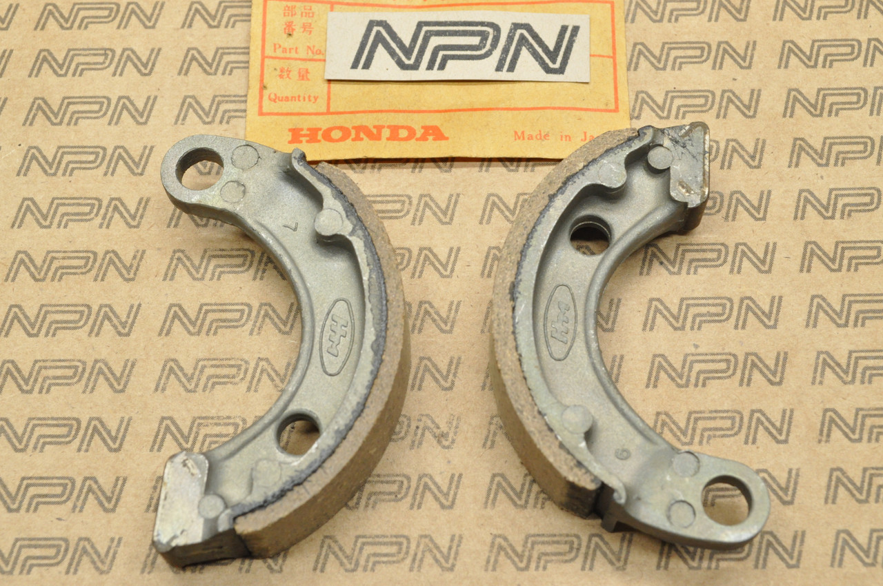 NOS Honda MR50 NA50 NC50 NX50 P50 PA50 Z50 Front Brake Shoe Set 45120-147-672