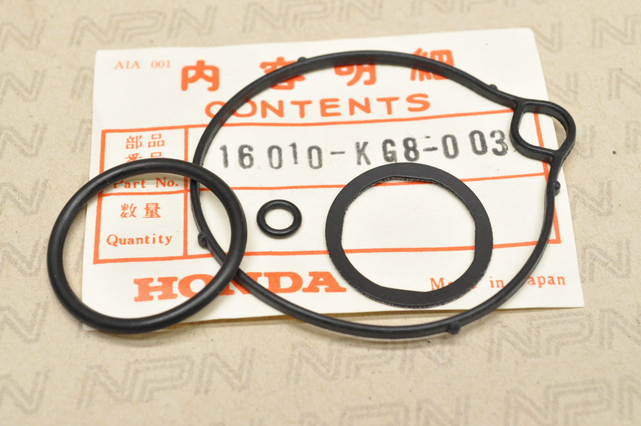 NOS Honda 1984 NH125 Aero Carburetor Gasket ORing Set 16010KG8003