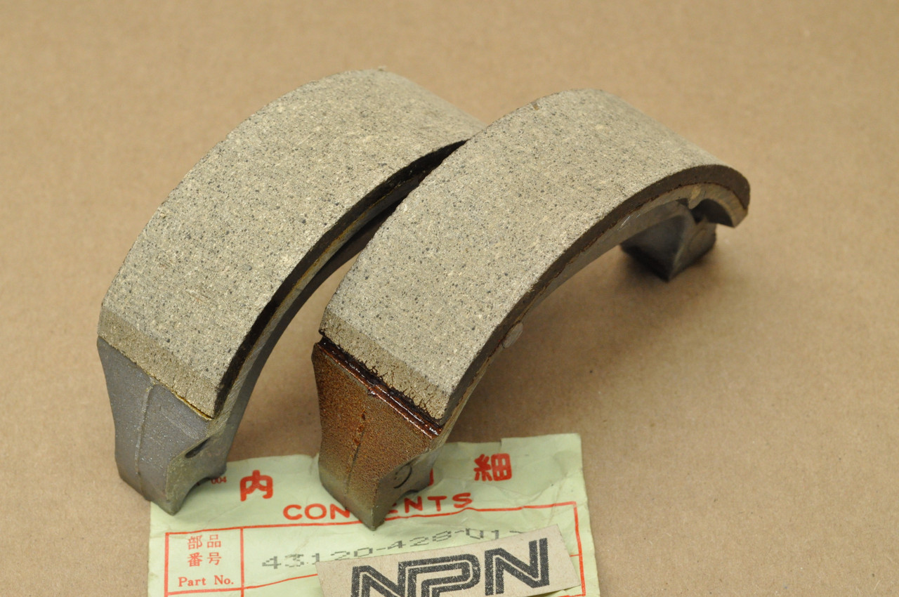 NOS Honda NX250 XL250 XL350 XR250 Rear Brake Shoe Pad Set 43120-428-013