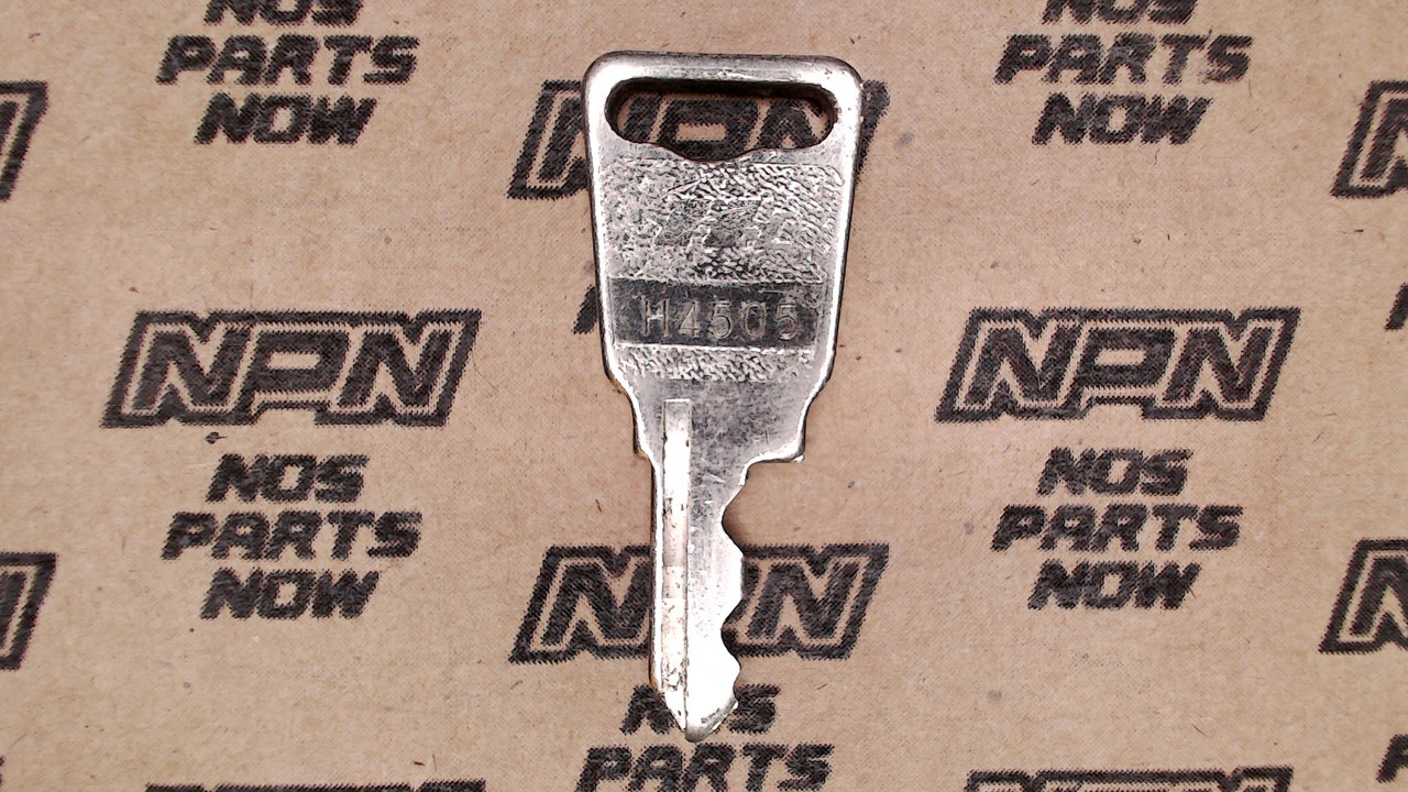 NOS Honda OEM Ignition Switch & Lock Key Single Groove H4505