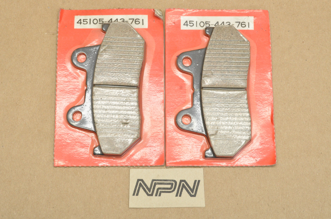 NOS Honda CB400 CB750 CB900 CBX CM400 CM450 GL1100 GL500 Brake Shoe Pad Set 45105-443-761