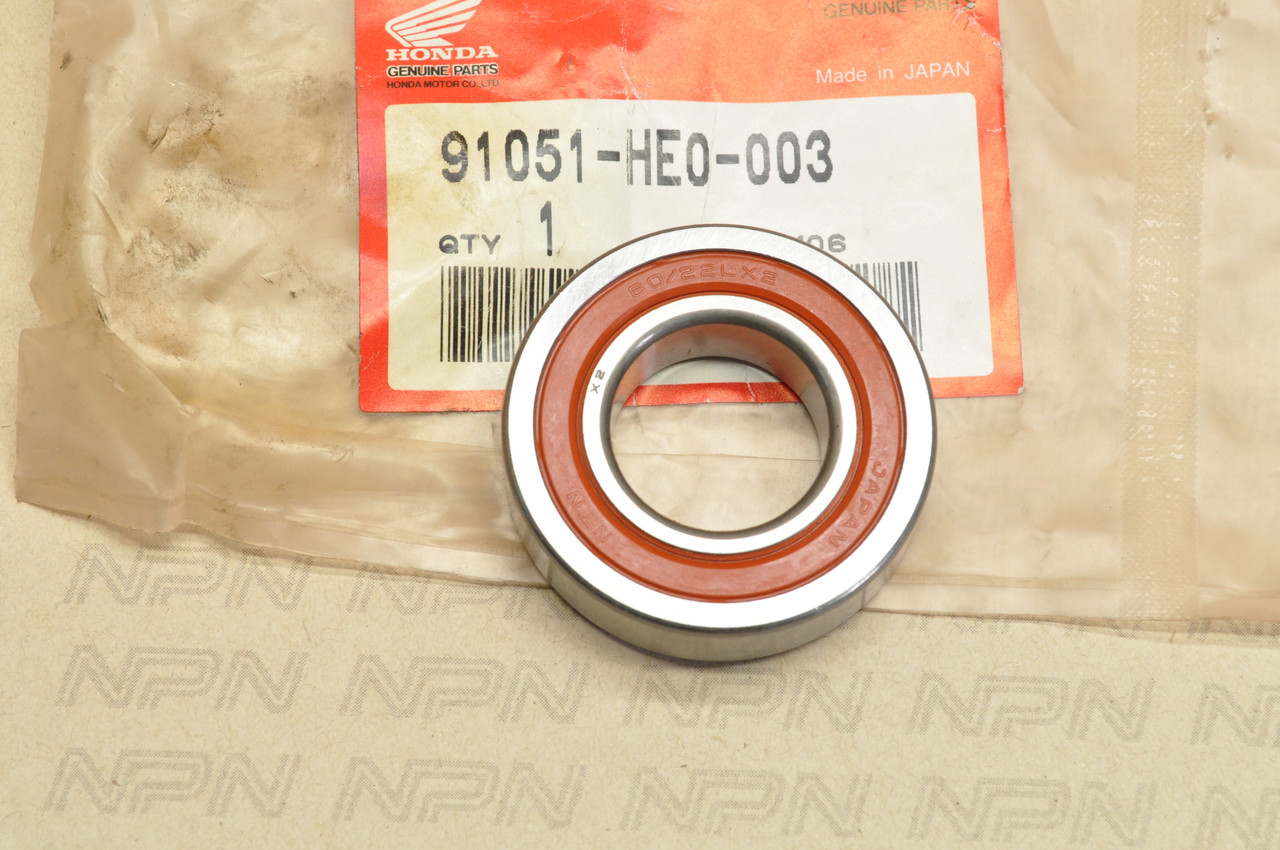 NOS Honda 1989-90 FL400 R Pilot Front Wheel Hub Bearing "60/22U" 91051-HE0-003