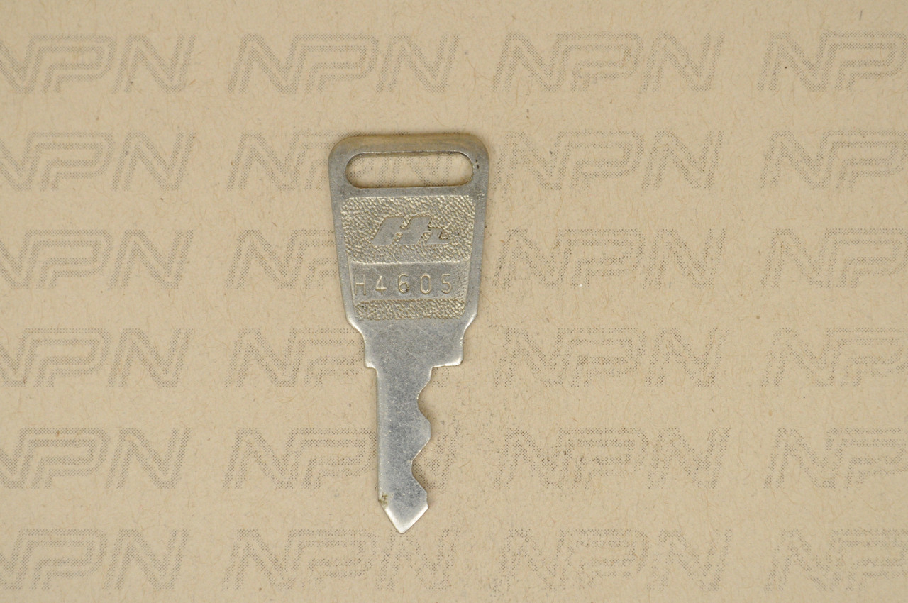 NOS Honda OEM Ignition Switch & Lock Key Double Groove H4605