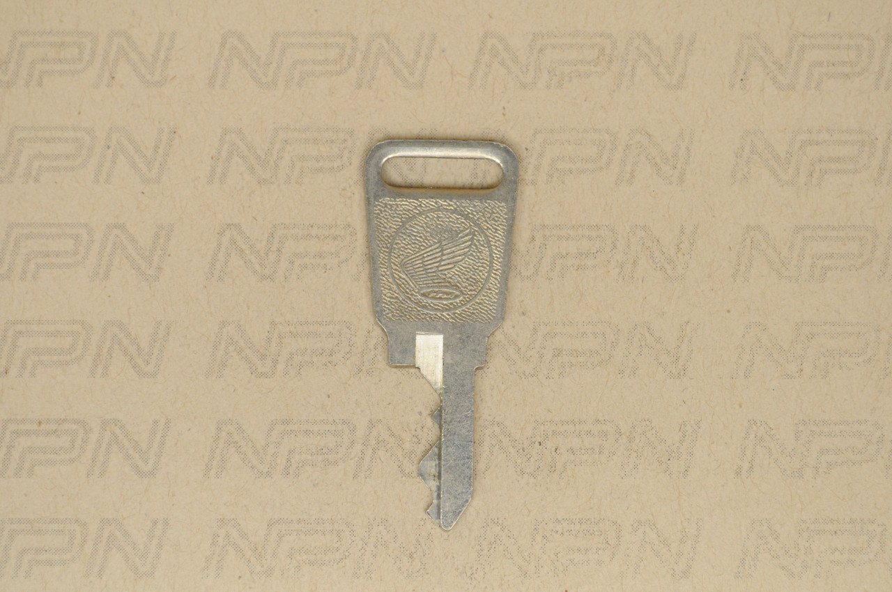  NOS Honda OEM Ignition Switch & Lock Key Single Groove H5066