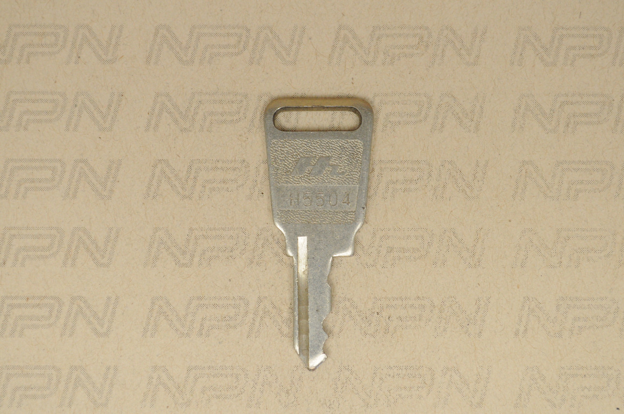  NOS Honda OEM Ignition Switch & Lock Key Single Groove H5504