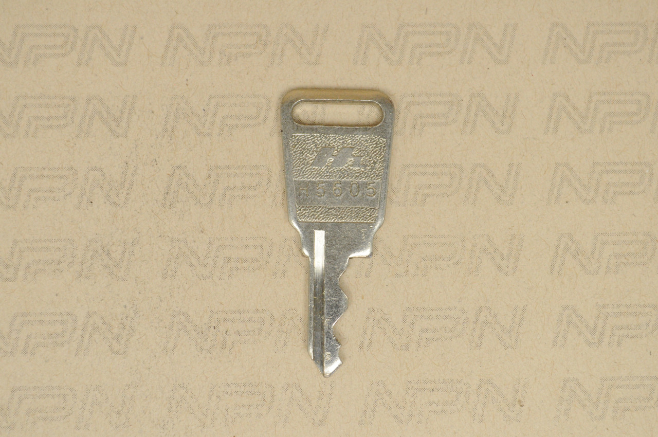 NOS Honda OEM Ignition Switch & Lock Key Single Groove H5605