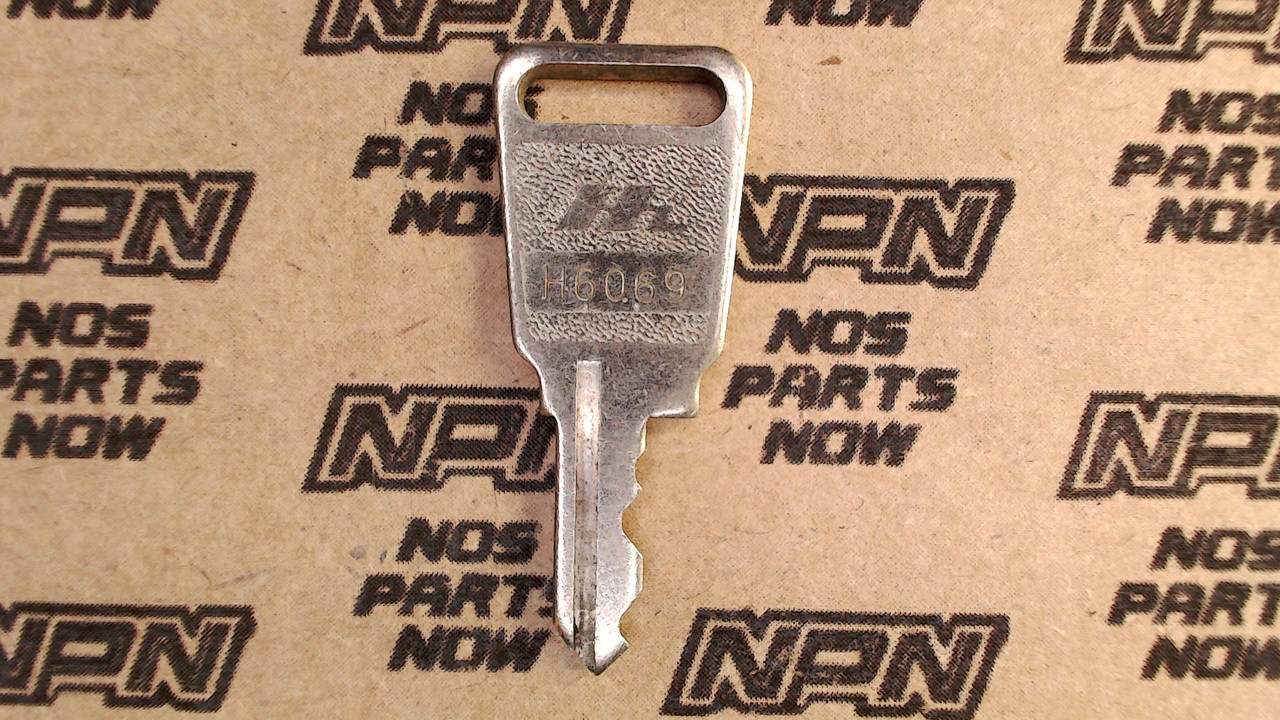 NOS Honda OEM Ignition Switch & Lock Key Single Groove H6069