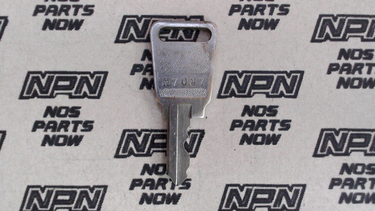 NOS Honda OEM Ignition Switch And Lock Key Double Groove H7087