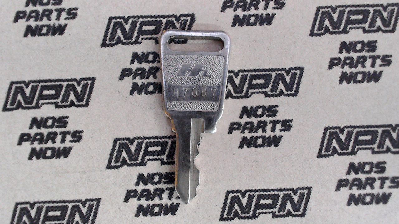  NOS Honda OEM Ignition Switch & Lock Key Single Groove H7087