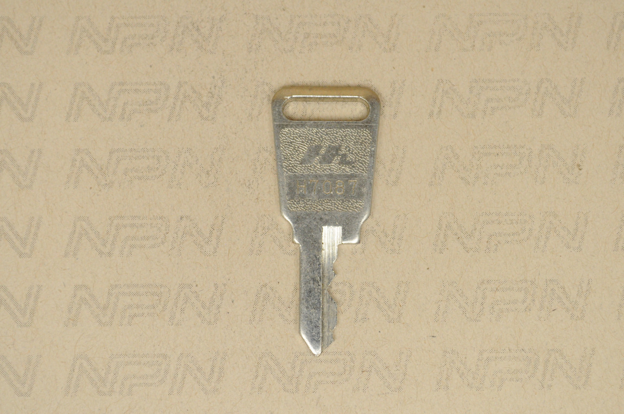  NOS Honda OEM Ignition Switch & Lock Key Single Groove H7087