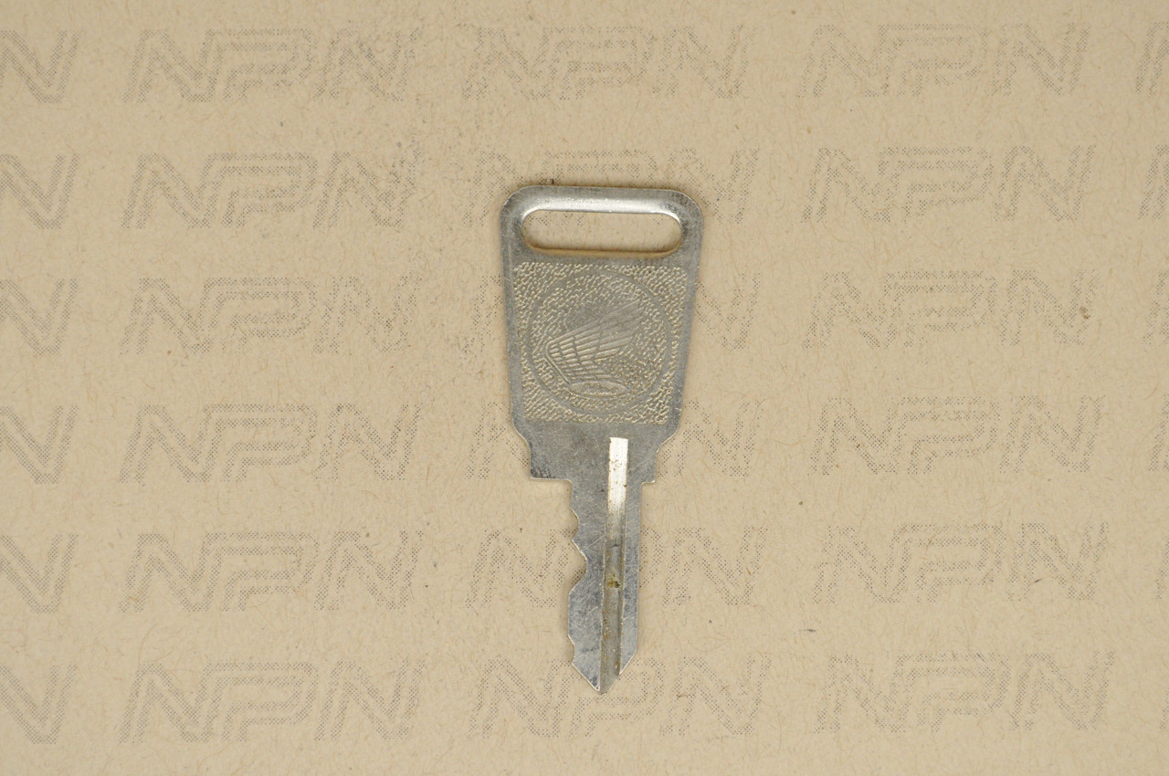  NOS Honda OEM Ignition Switch & Lock Key Single Groove H7087