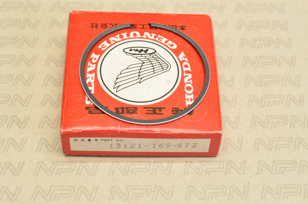 NOS Honda 1981 CR80 R  Standard Size Piston Ring 13121-169-672