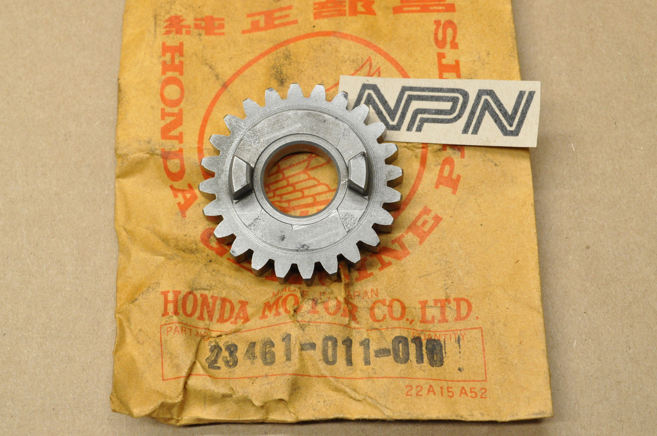 NOS Honda C110 CA110 Transmission Countershaft 3rd Third Gear 23461-011-010