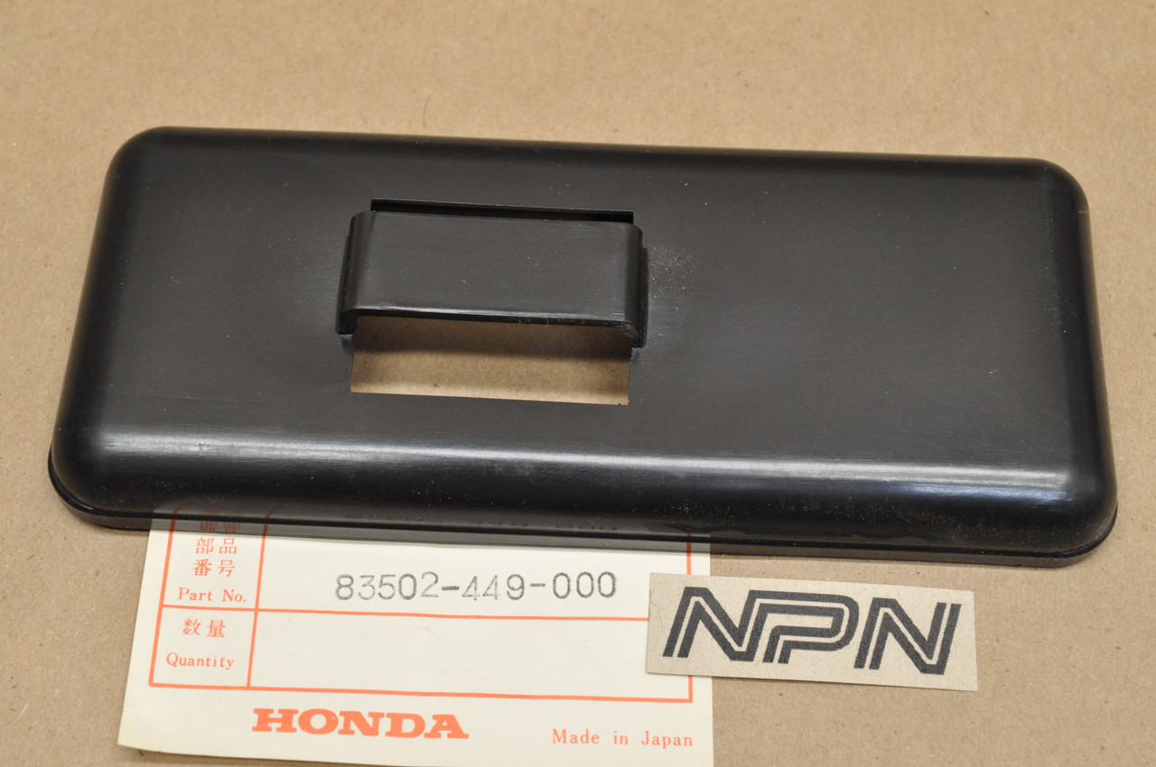 NOS Honda 1980-82 CX500 C Custom Storage Tool Box Cover Lid 83502-449-000