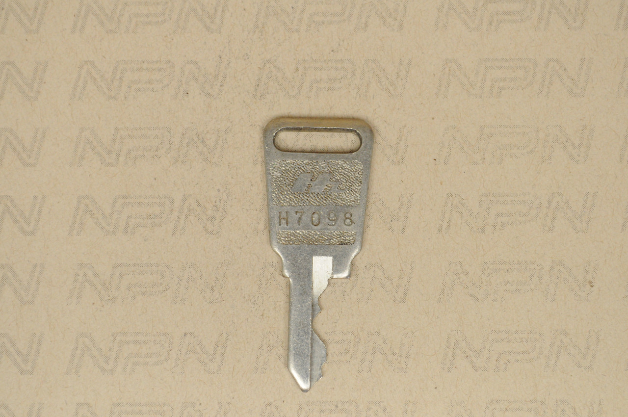 NOS Honda OEM Ignition Switch & Lock Key Single Groove H7098