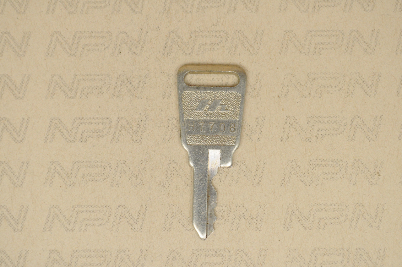  NOS Honda OEM Ignition Switch & Lock Key Single Groove H7708