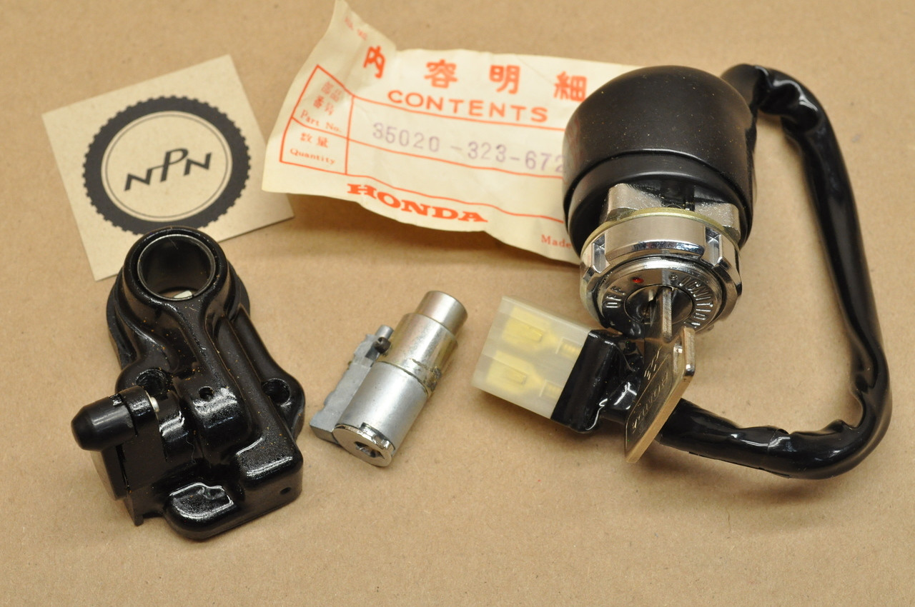 NOS Honda CB350 F CB360 CB500 CB550 Key Ignition Switch & Lock Set