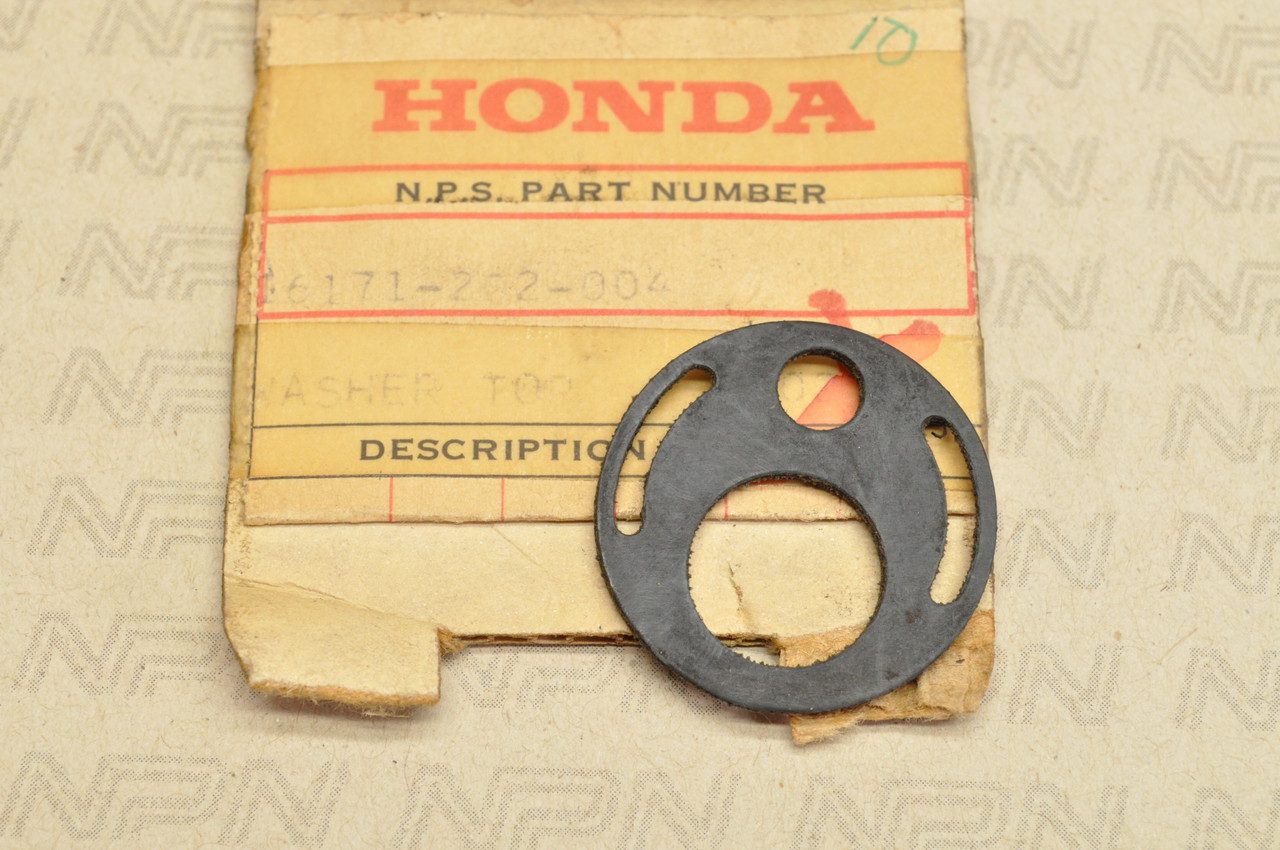 NOS Honda CB92 Carburetor Top Cap Washer Gasket 16171-202-004